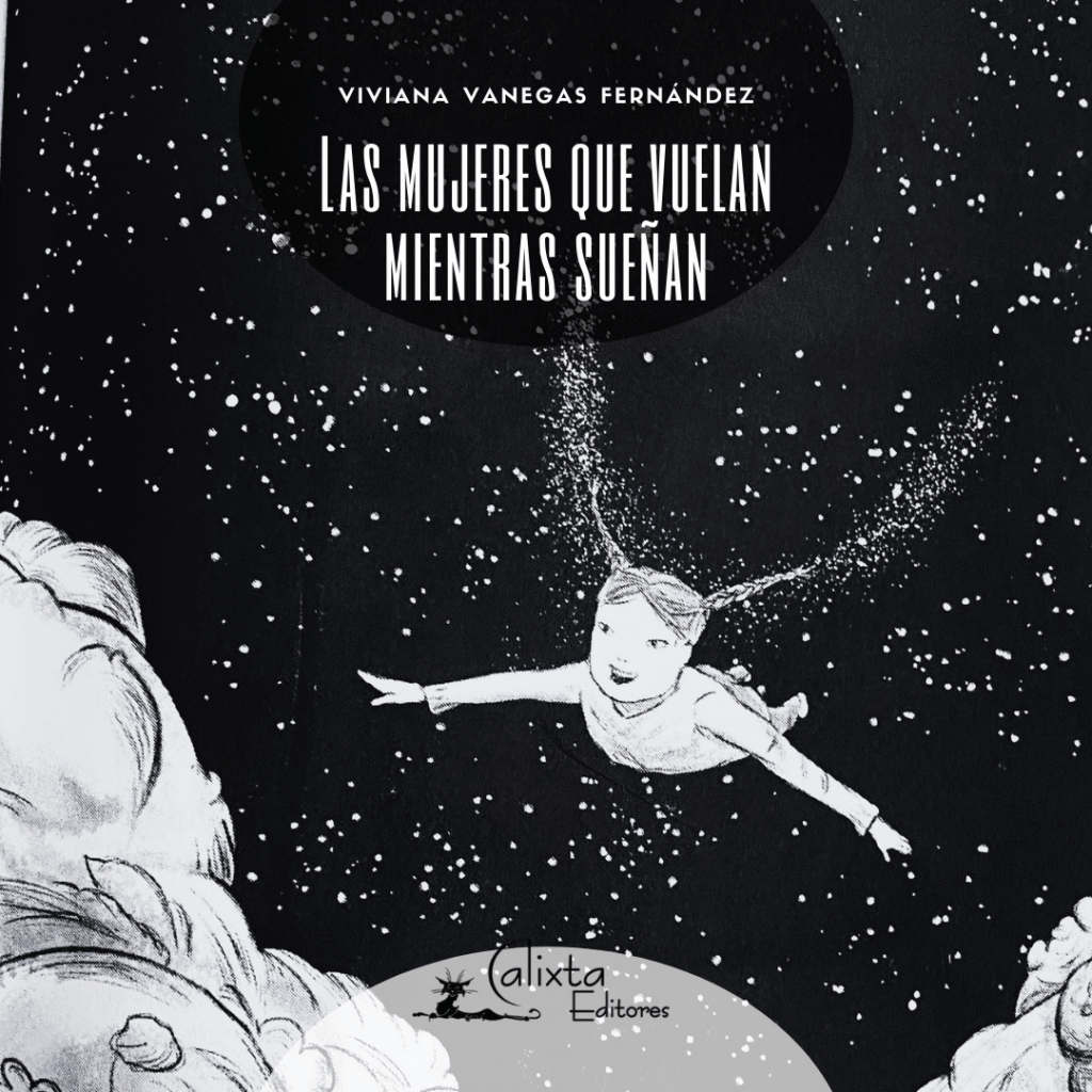 Ilustración del cuento "Las mujeres que vuelan mientras sueñan"